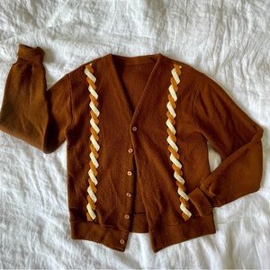 Vintage Men's Knit Cardigan
